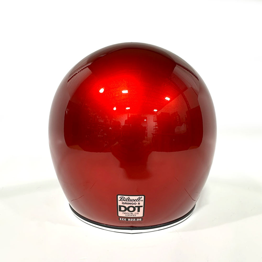 Biltwell Gringo S ECE Metallic Cherry Red Helmet - X-Large - Get
