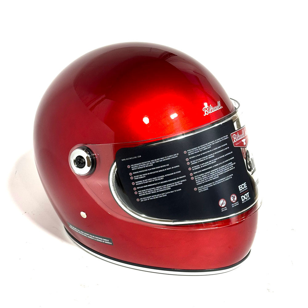 Biltwell Gringo S ECE Metallic Cherry Red Helmet - X-Large - Get
