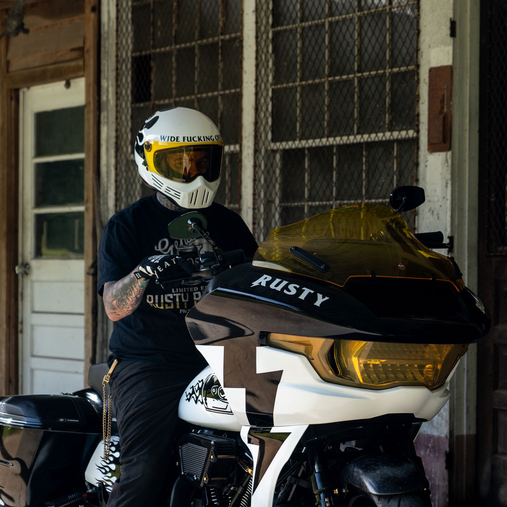 Simpson M30 Bandit Helmet - Rusty Butcher- Get Lowered Cycles