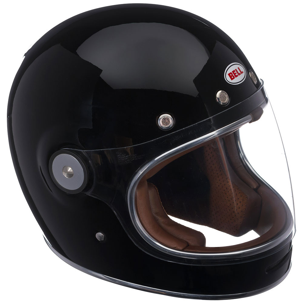 新品未使用 BELL BULLITT TOP LINER BLACK XXL Bell Bullitt Gloss Black Motorcycle Helmet - Get Lowered Cycles