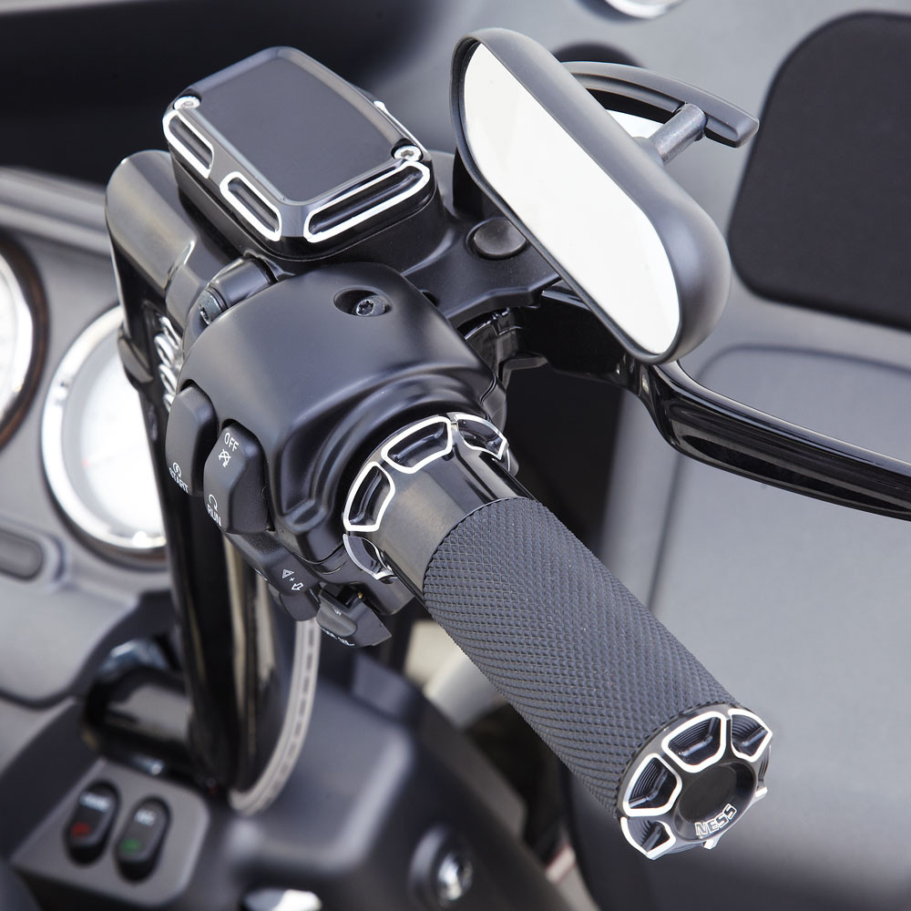 Arlen Ness Mini Oval Micro Mirrors - Get Lowered Cycles