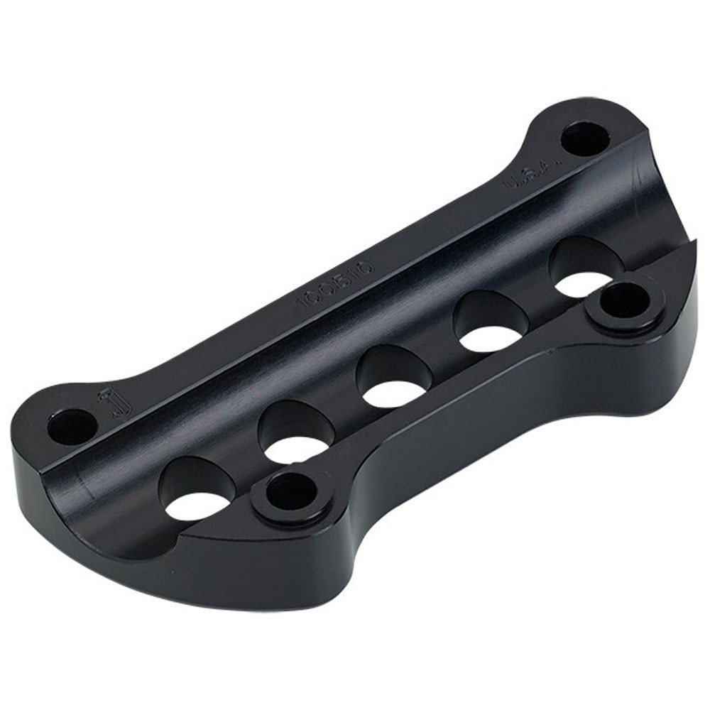 Joker Machine Handlebar Top Clamp for Harley - Black - 03-852B
