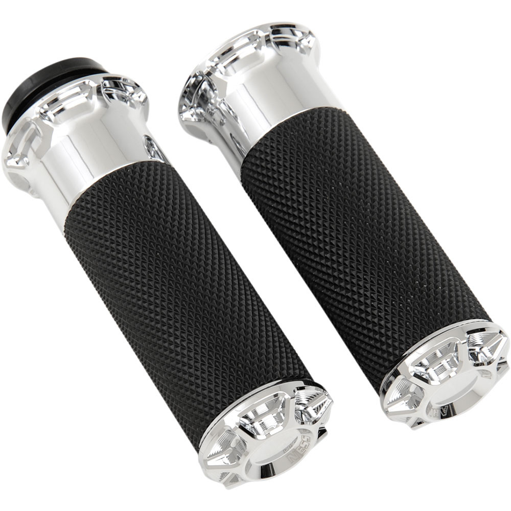 Arlen Ness Deep Cut Comfort Grips for Harley Electronic Throttle