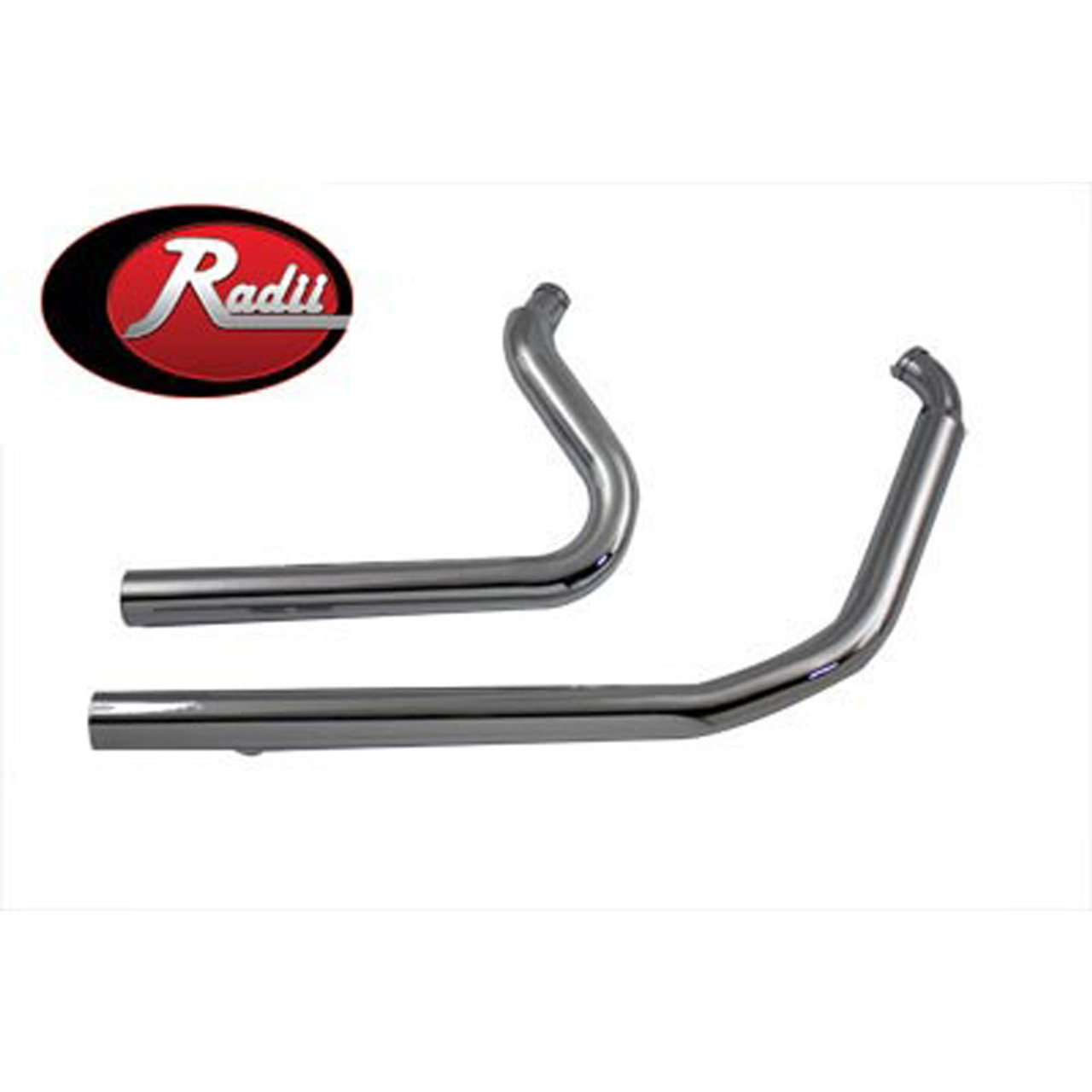 VTwin Chrome 21/4" Monster Drag Pipes Straight Exhaust for 19862006 Harley Softail Get