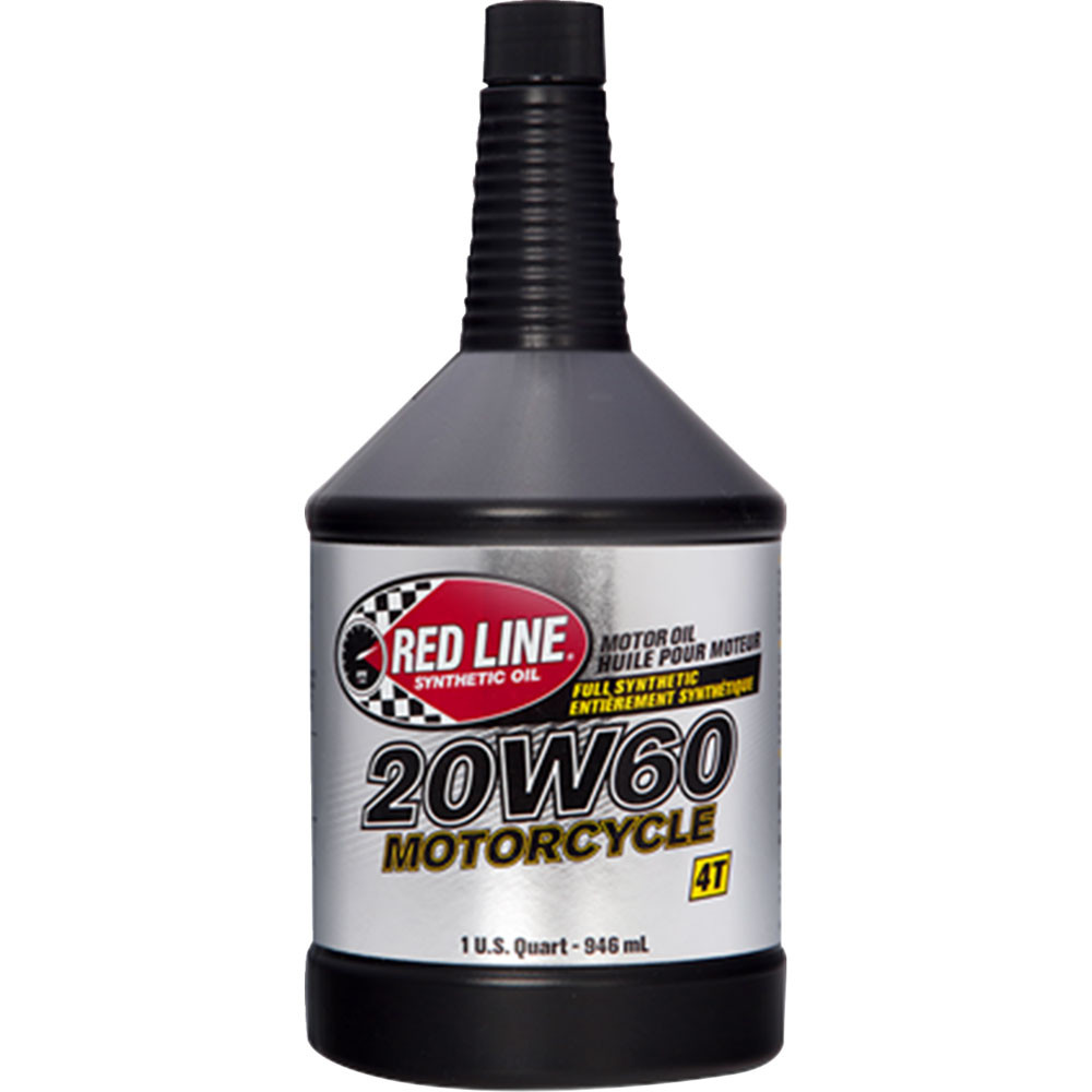 Red Line 20W60 Motorcycle Oil — High Temp Performance - Get
