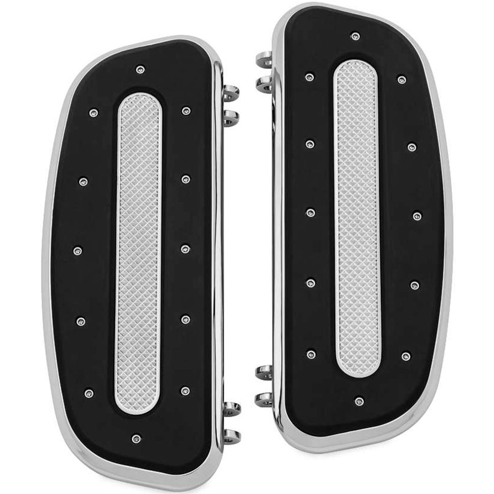 Kuryakyn Heavy Industry Driver Floorboards for 19832017 Harley Get