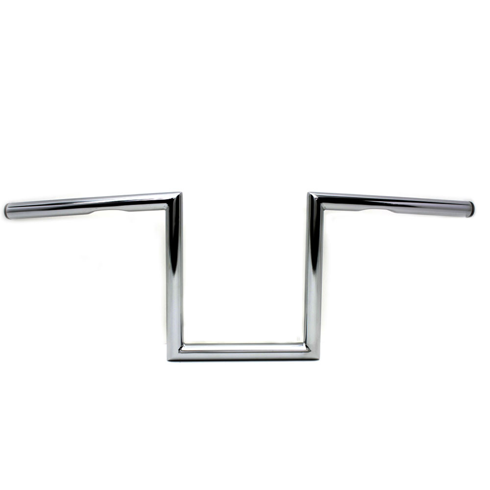 HardDrive Traditional 6" ZBars Handlebars Chrome Get Lowered Cycles