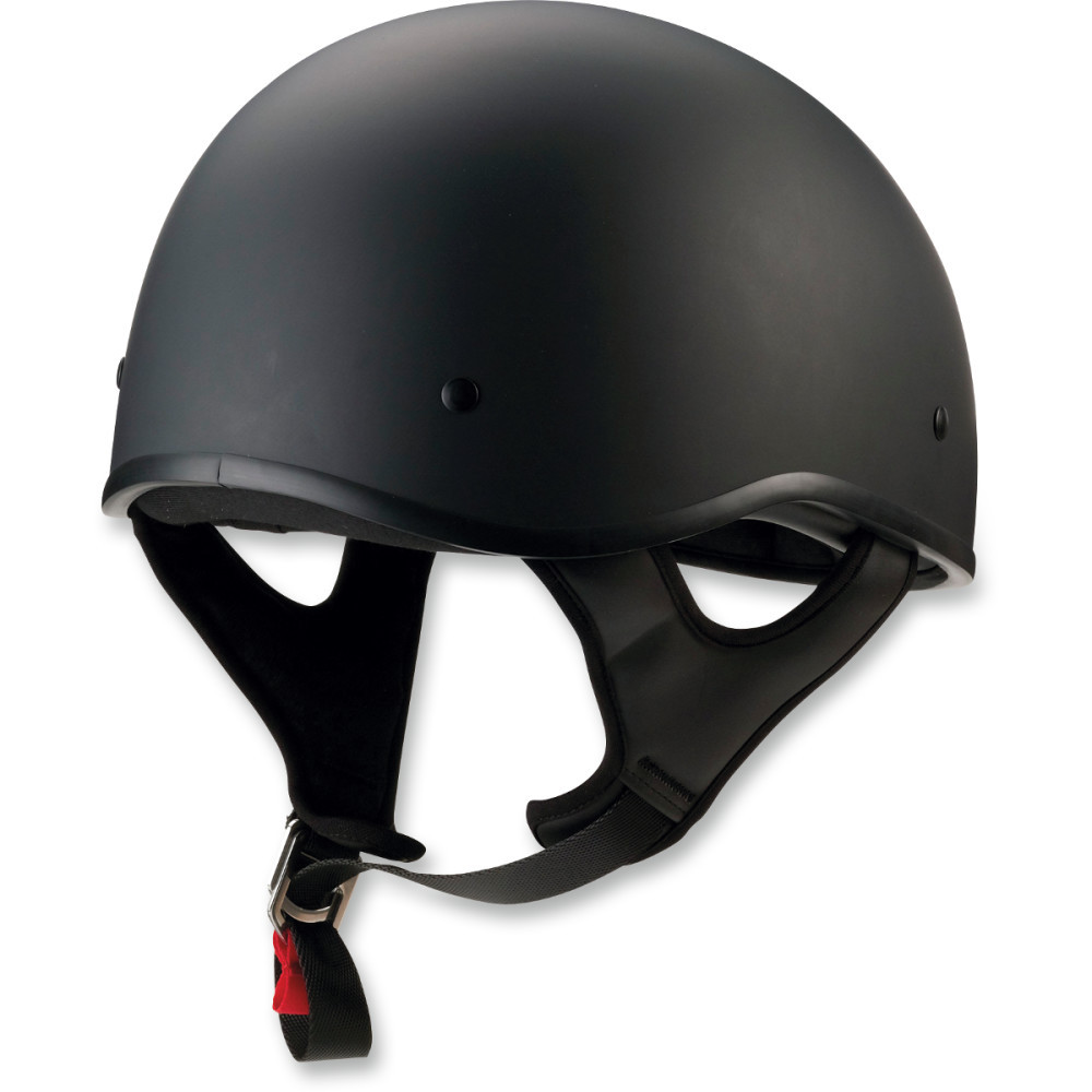Z1R CC Beanie Half Motorcycle Helmet - Flat Black - Get Lowered Cycles