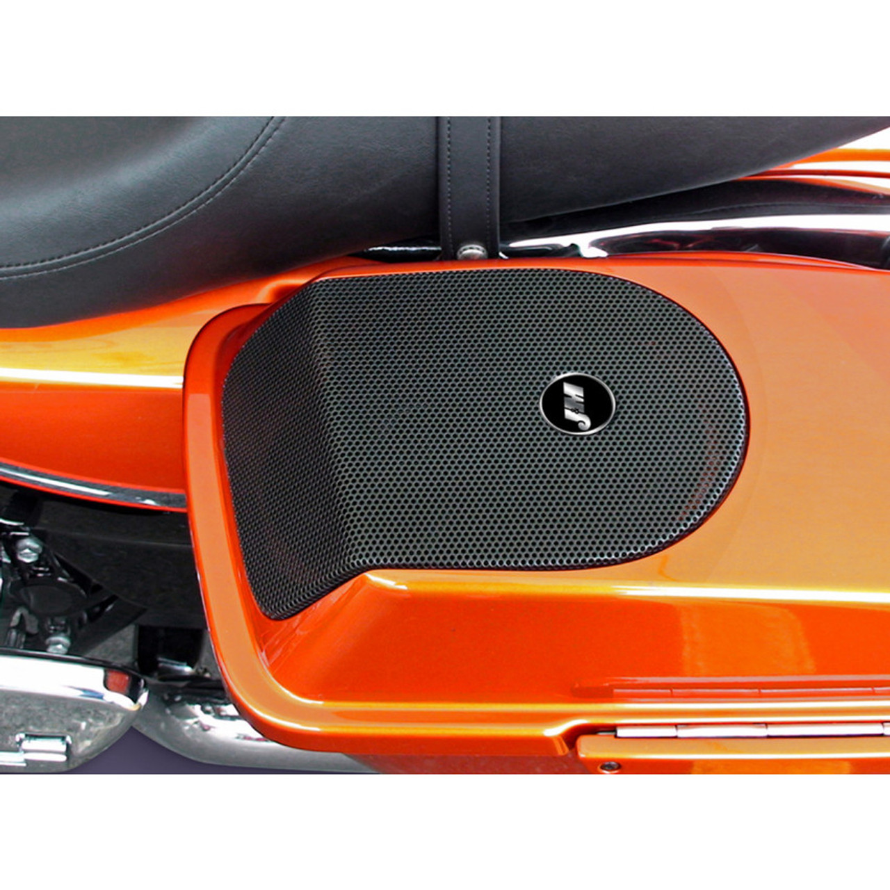 J & M Saddlebag Lid Kit with Rokker XXR Speakers for 20142018 Harley
