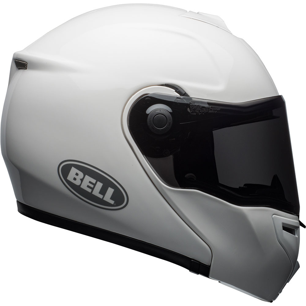 Bell SRT Modular Motorcycle Helmet - Gloss White - Get Lowered Cycles