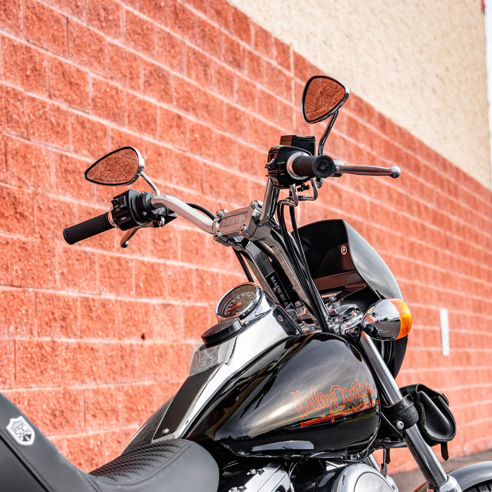 Thrashin Supply Mid Bend Handlebars – Black, Chrome or Stainless 1