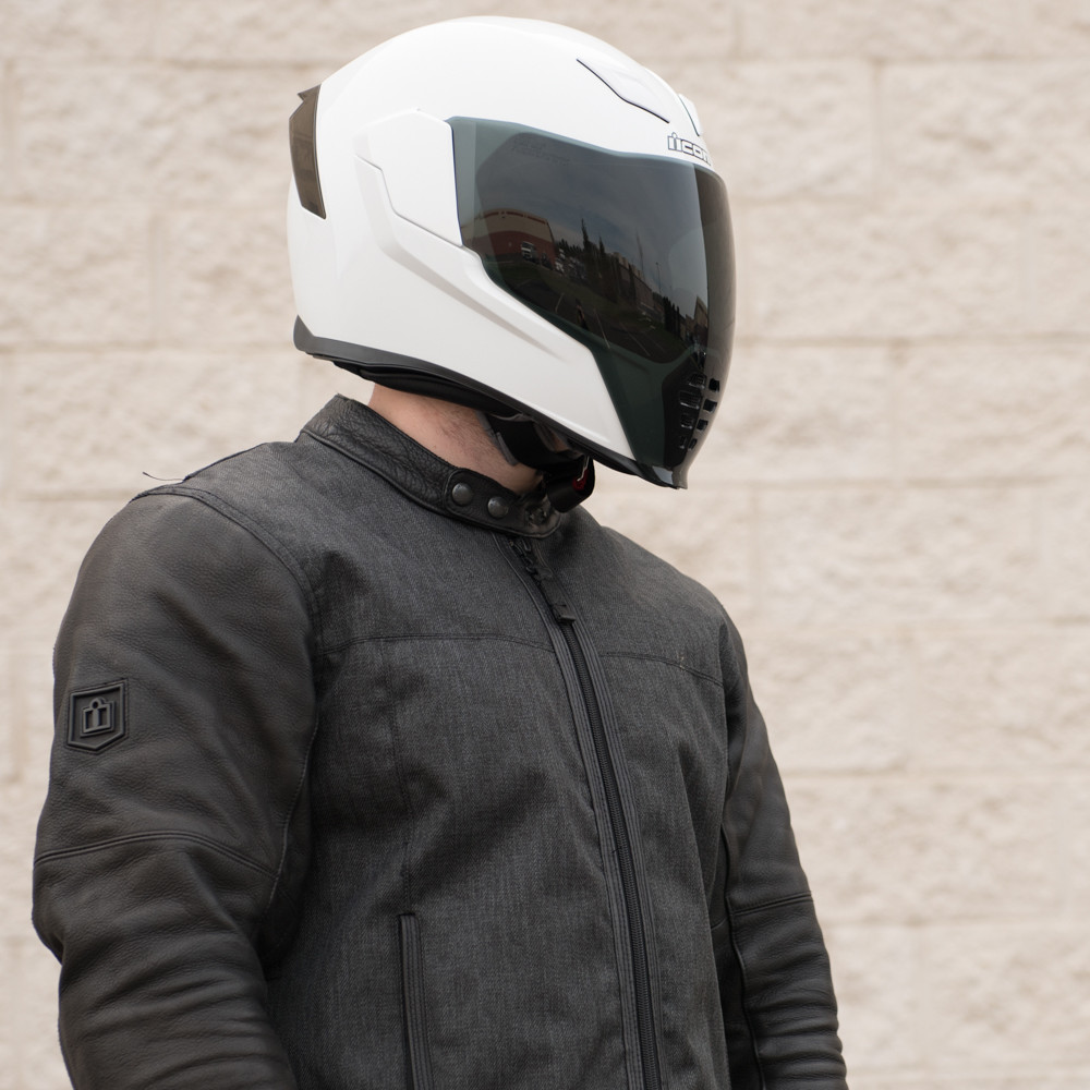 Icon Airflite Dark Smoke Motorcycle Face Shield - 0130-0778 - Get