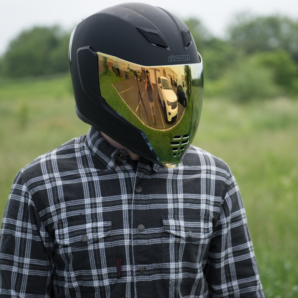 icon airflite helmet shield ICON Airflite RST Gold Face Shield OS