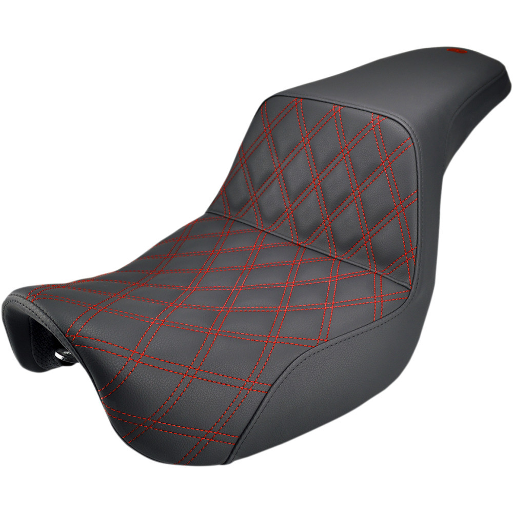 Saddlemen Step Up Front LS Seat for 2006-2017 Harley Dyna - Black
