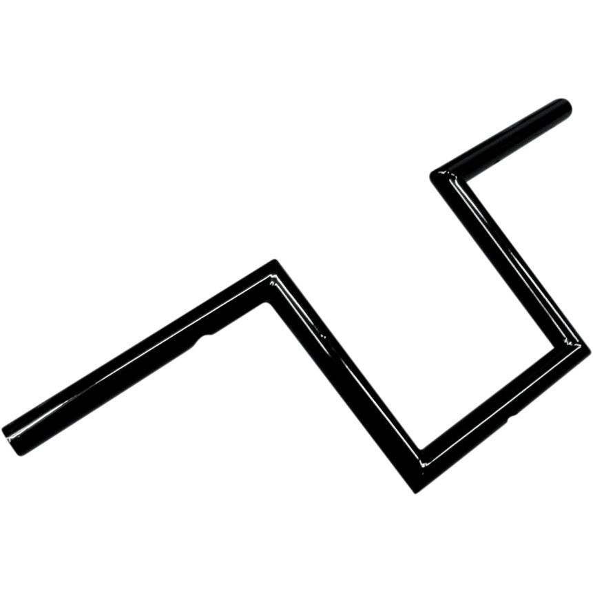 LA Choppers 1" Old School 8" Narrow Z Bars Handlebars Gloss Black
