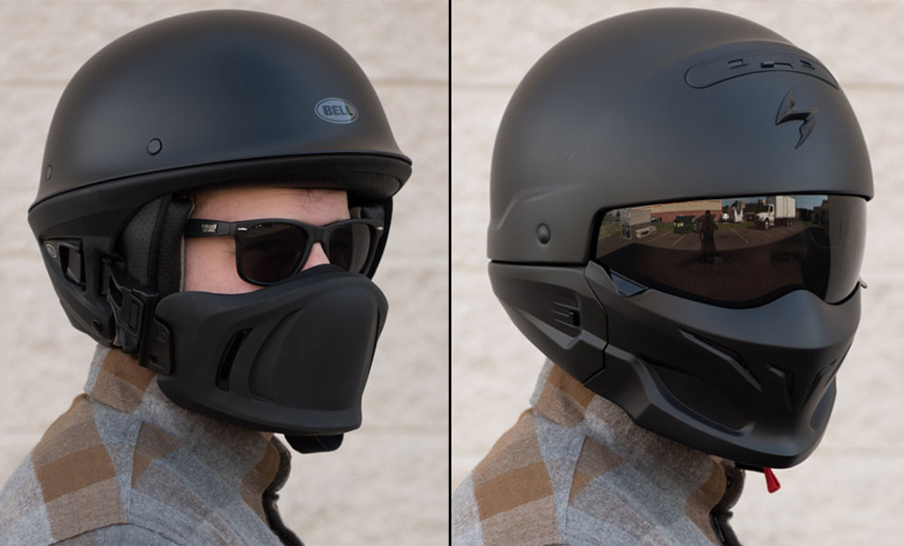 Scorpion Covert vs. Bell Rogue Get Lowered Cycles