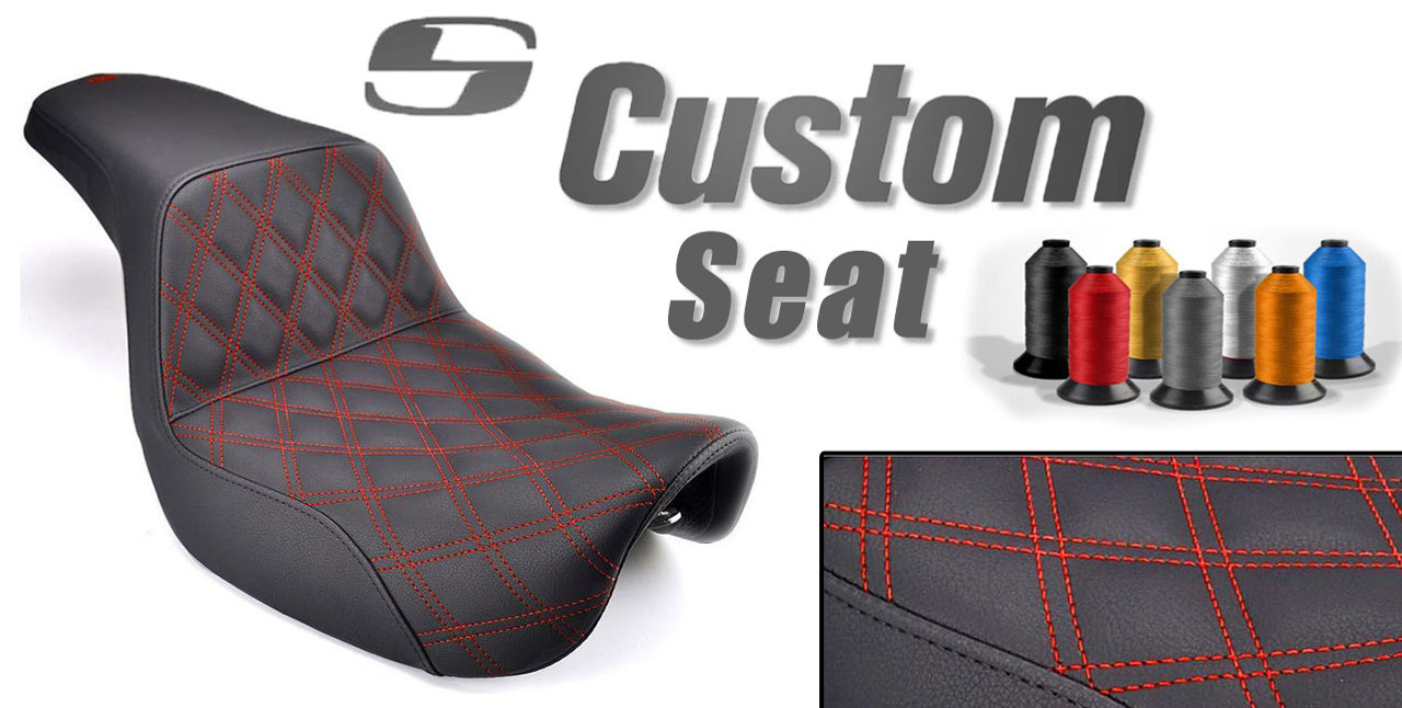 Custom Saddlemen Step Up Seat Options for your Harley Get Lowered Cycles