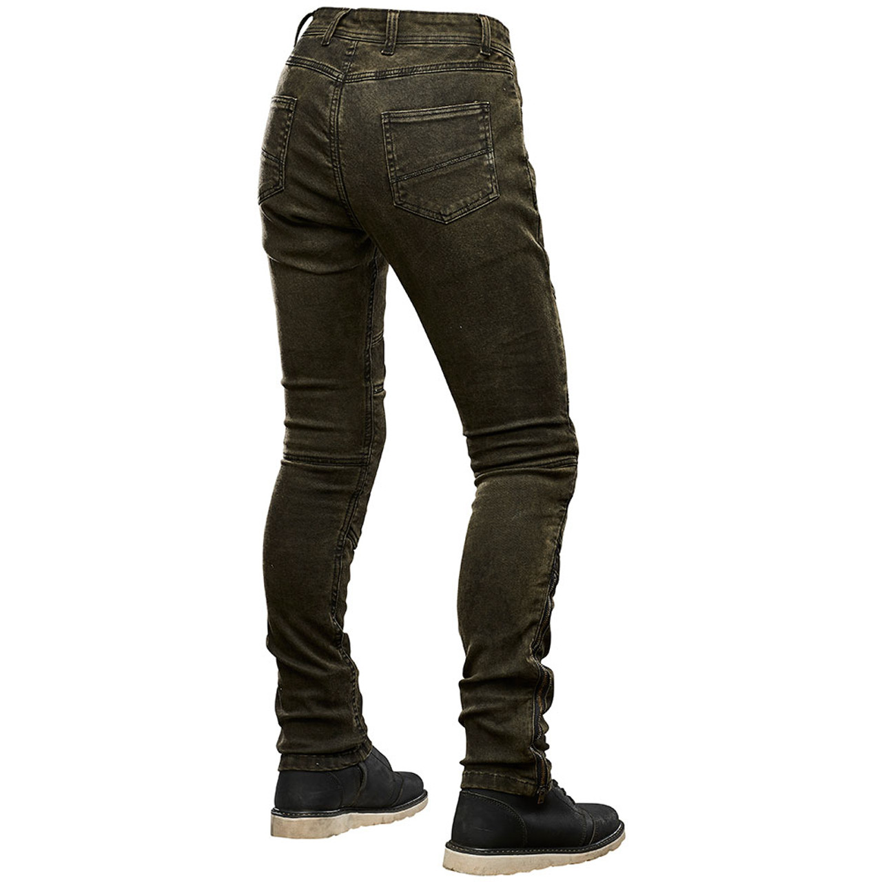 olive moto pants