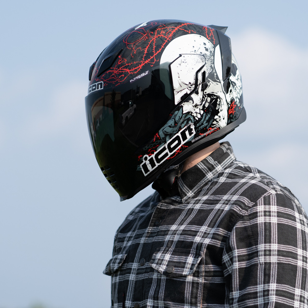 Icon Airflite Skull 18 Helmet - Get Lowered Cycles