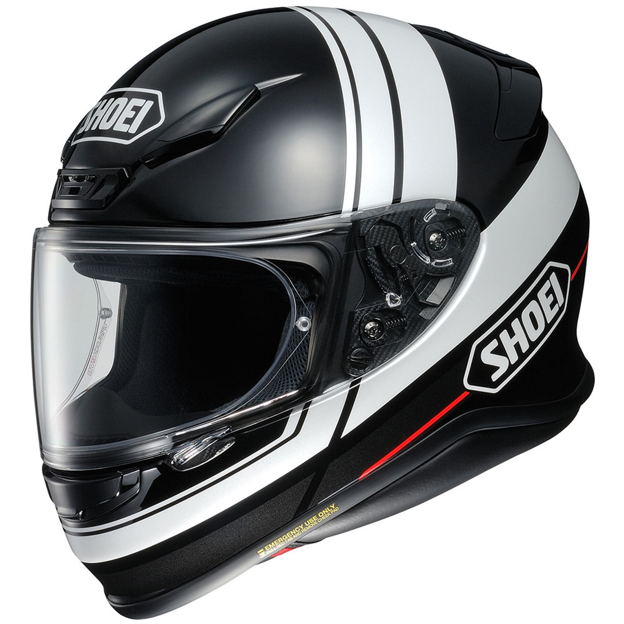 Shoei black and white helmet Clearance