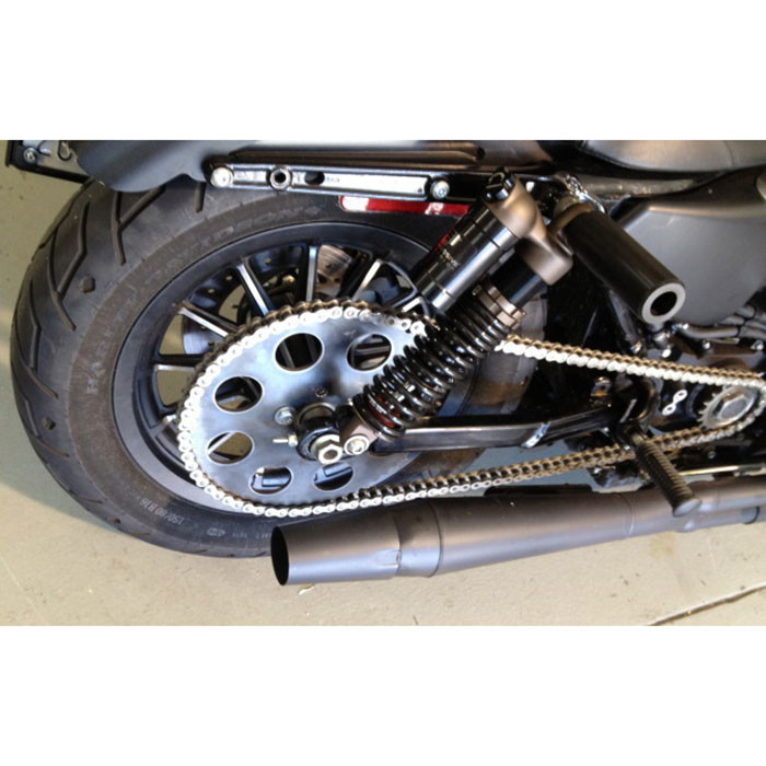 Bung King Upper Shock Mount Frame Sliders for Harley Dyna