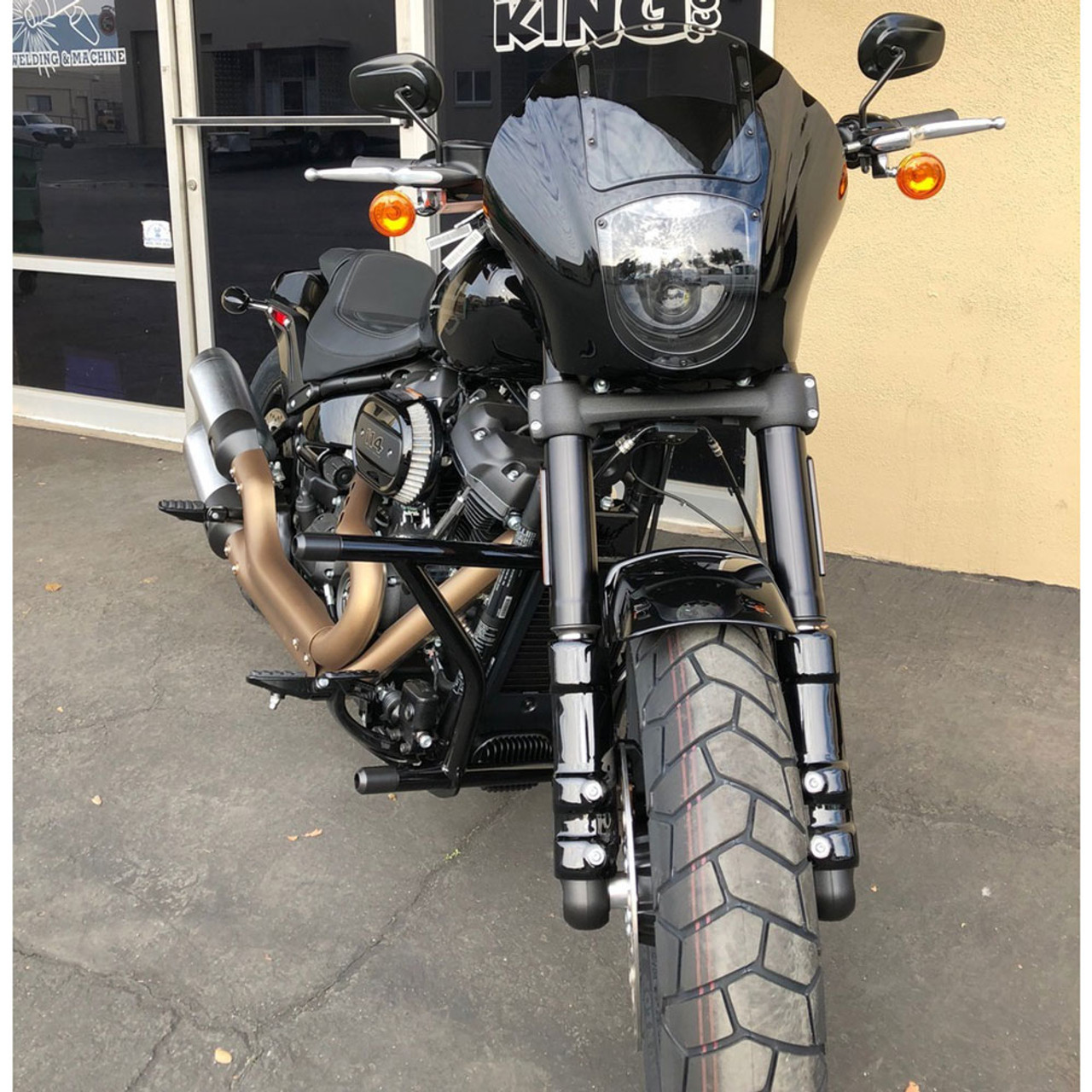 Bung King Highway Peg 2 Step Crash Bar for 2018-2022 Harley