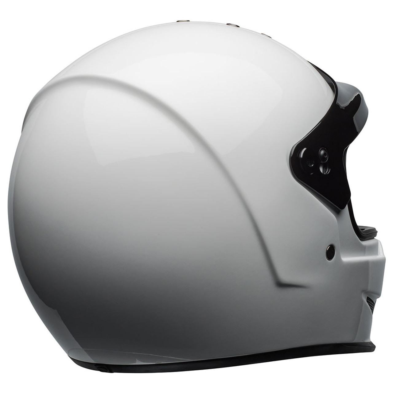 Bell Eliminator Gloss White Helmet - Get Lowered Cycles