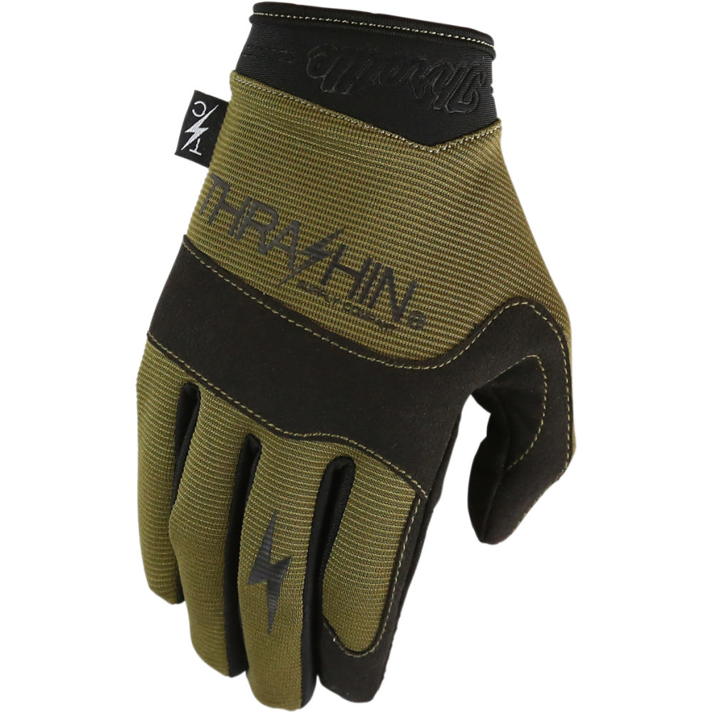 Thrashin Supply Covert V2 Men's Textile Motorcycle Gloves - Black, Knuckle Protection, Size XL - View #12