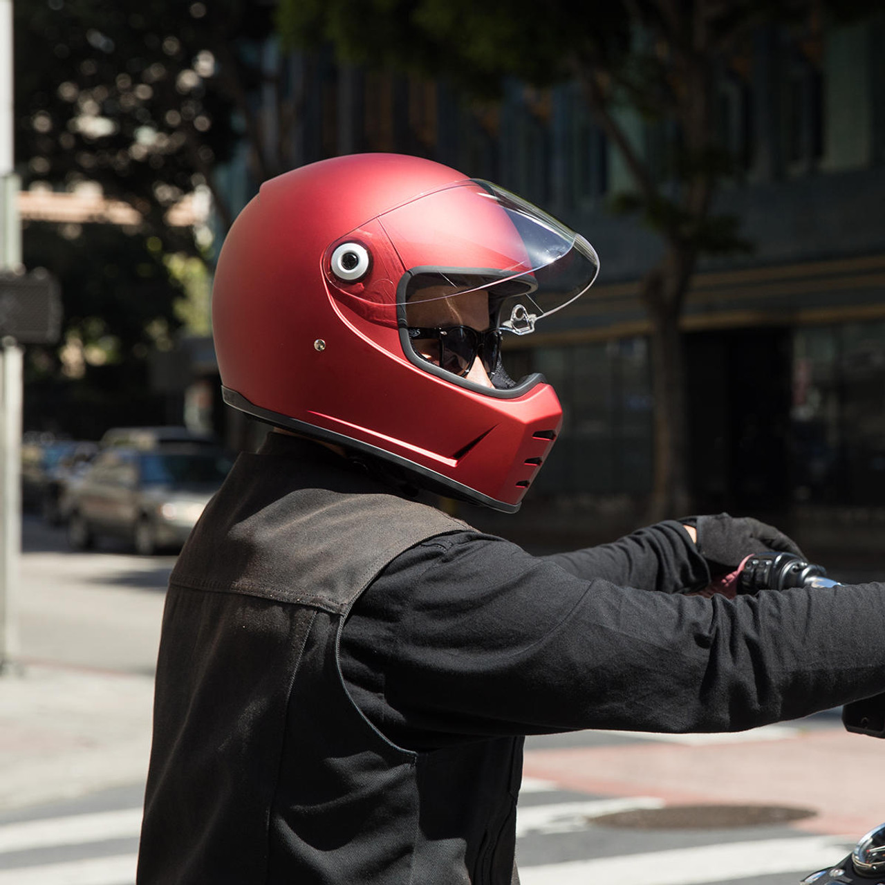 Biltwell lane splitter flat red Clearance