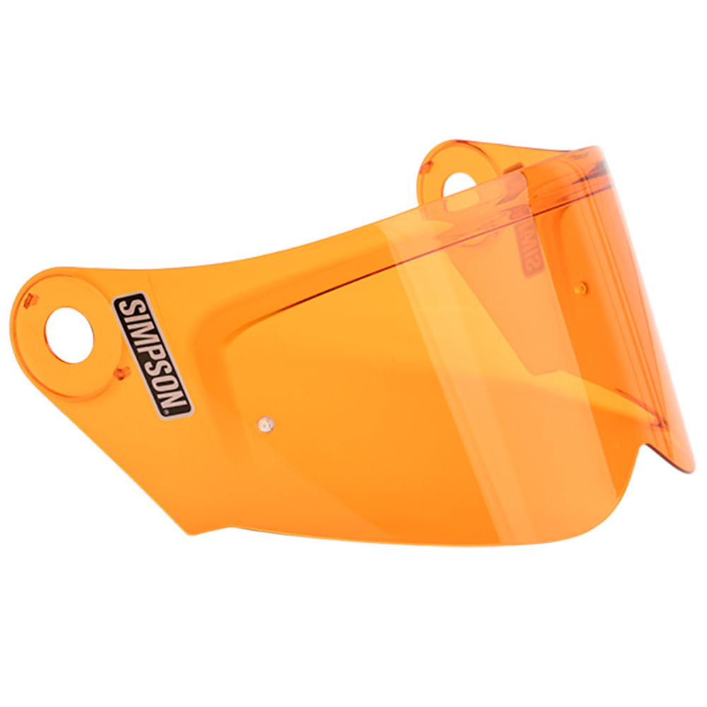 Simpson Mod Bandit Helmet Amber Face Shield - Get Lowered Cycles