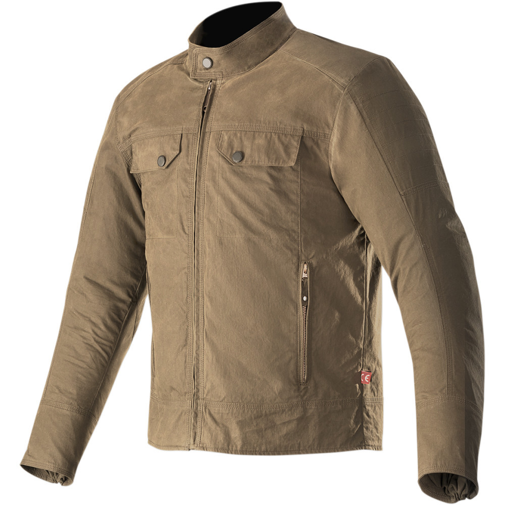 khaki canvas jacket