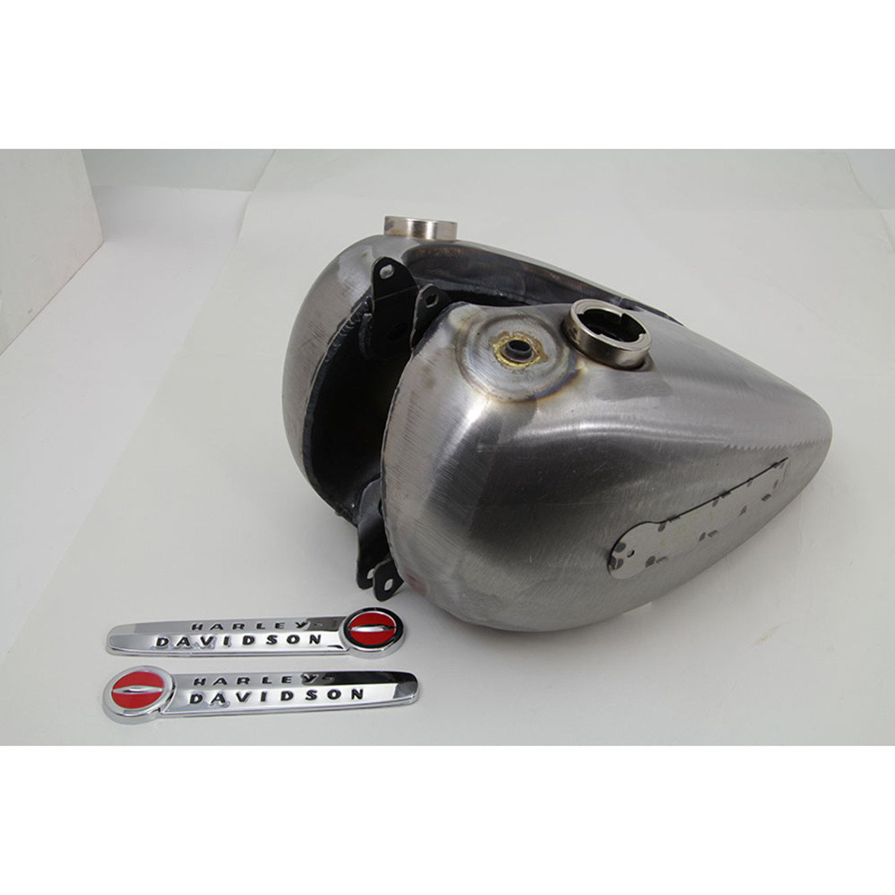 V-Twin Bobbed 3.5 Gallon Gas Tank for 1947-1950 Harley FL - 38