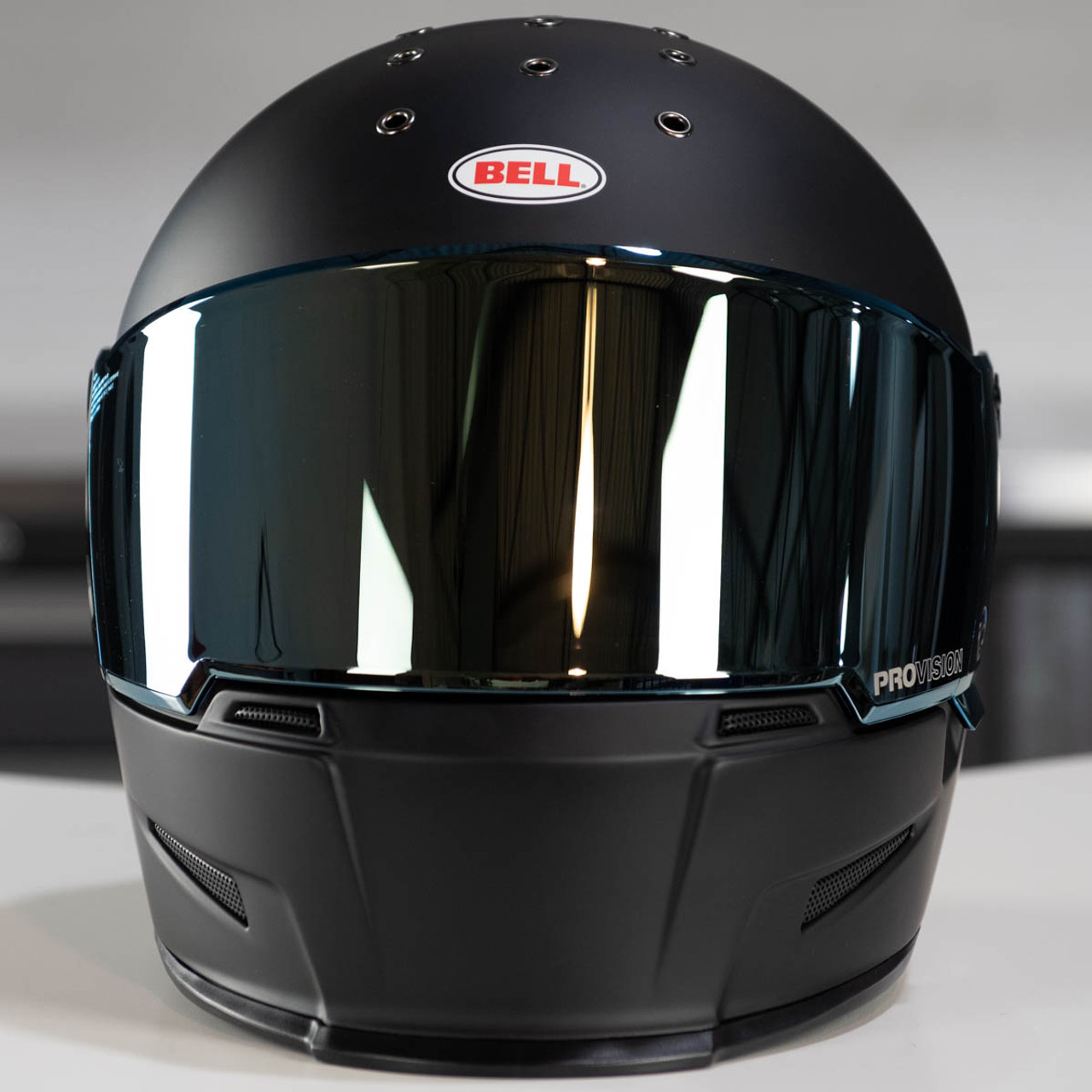 bell dark silver iridium visor