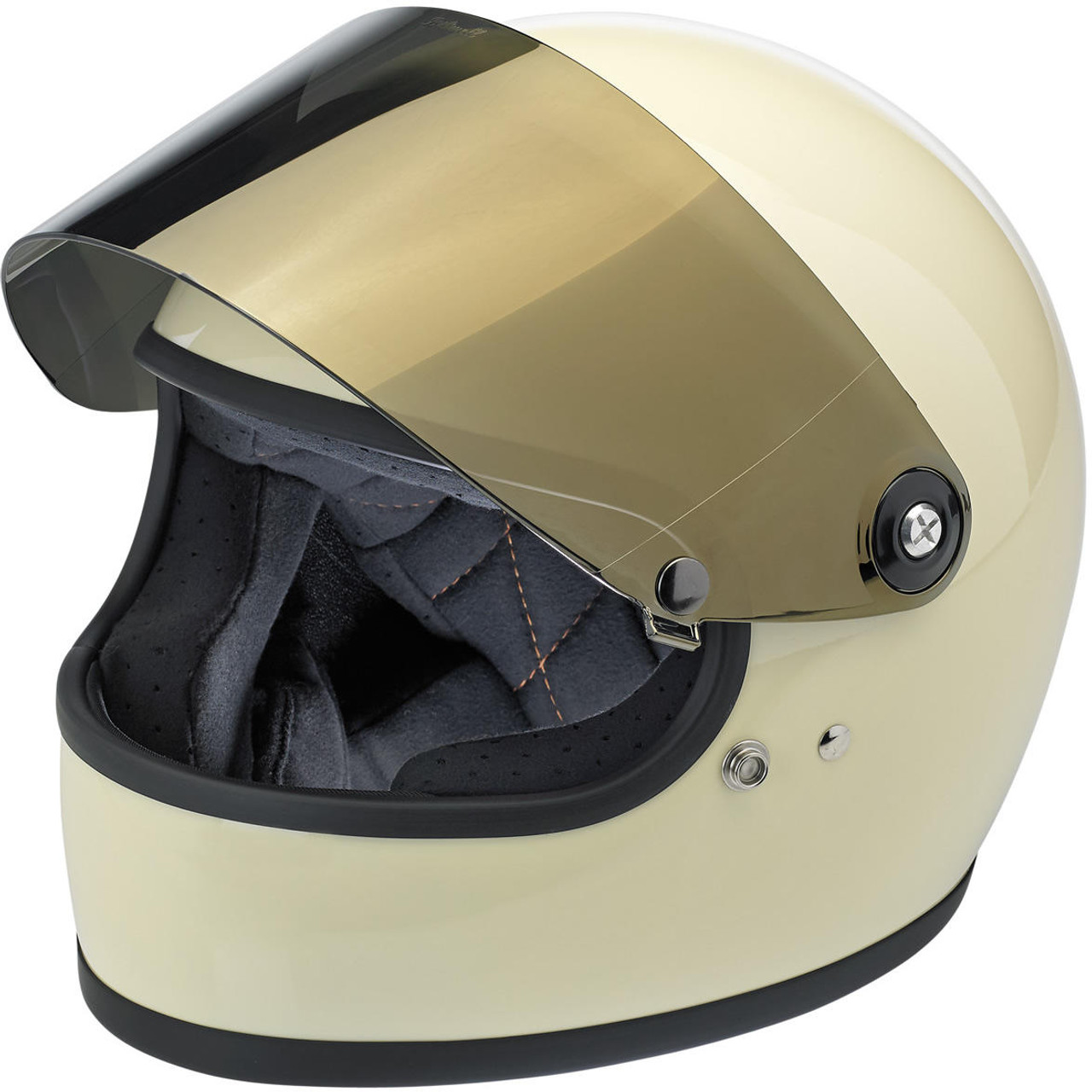 Product Specs for Biltwell Inc. Gringo S Gold Mirror Antifog Shield