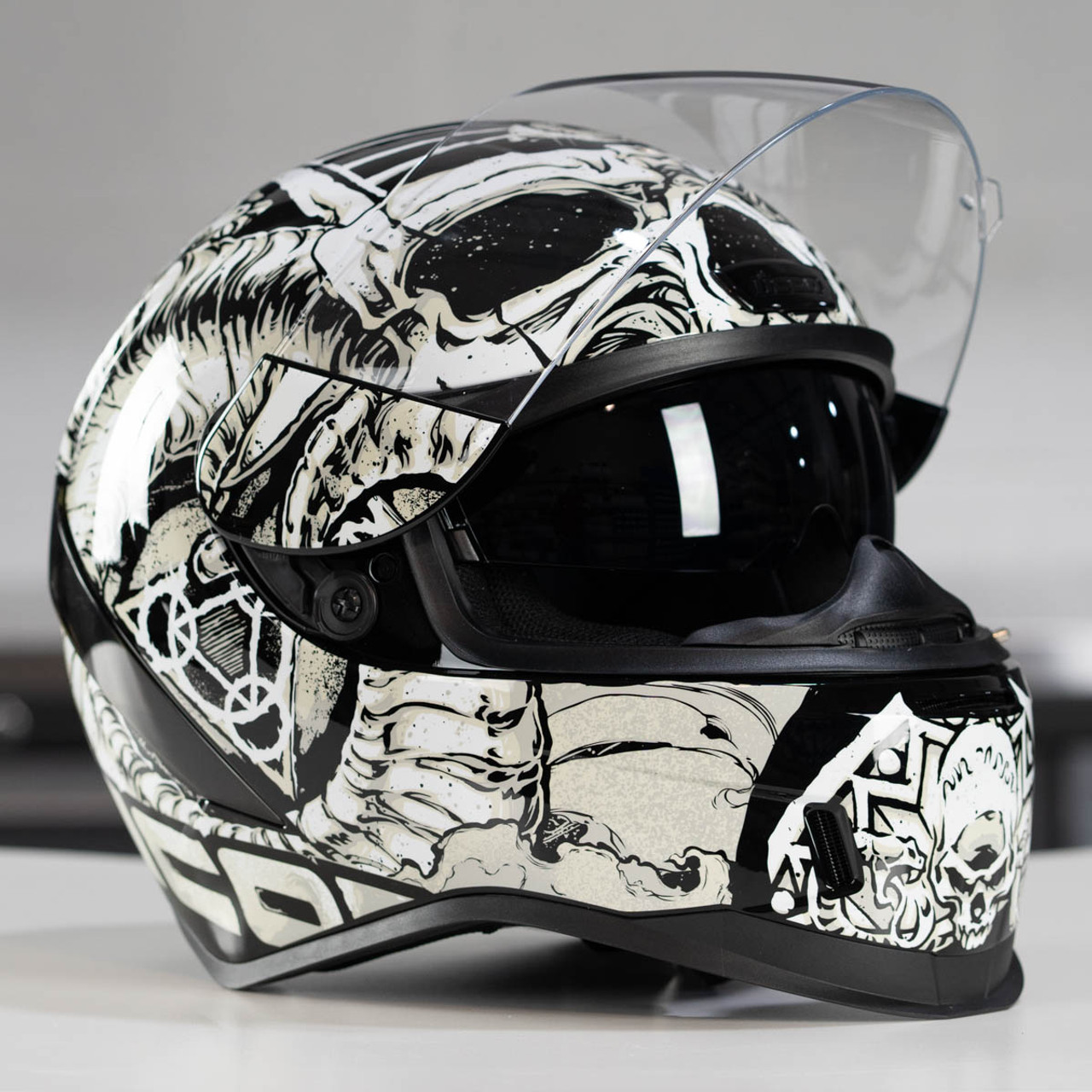 Icon Airform Sacrosanct White Helmet - Get Lowered Cycles