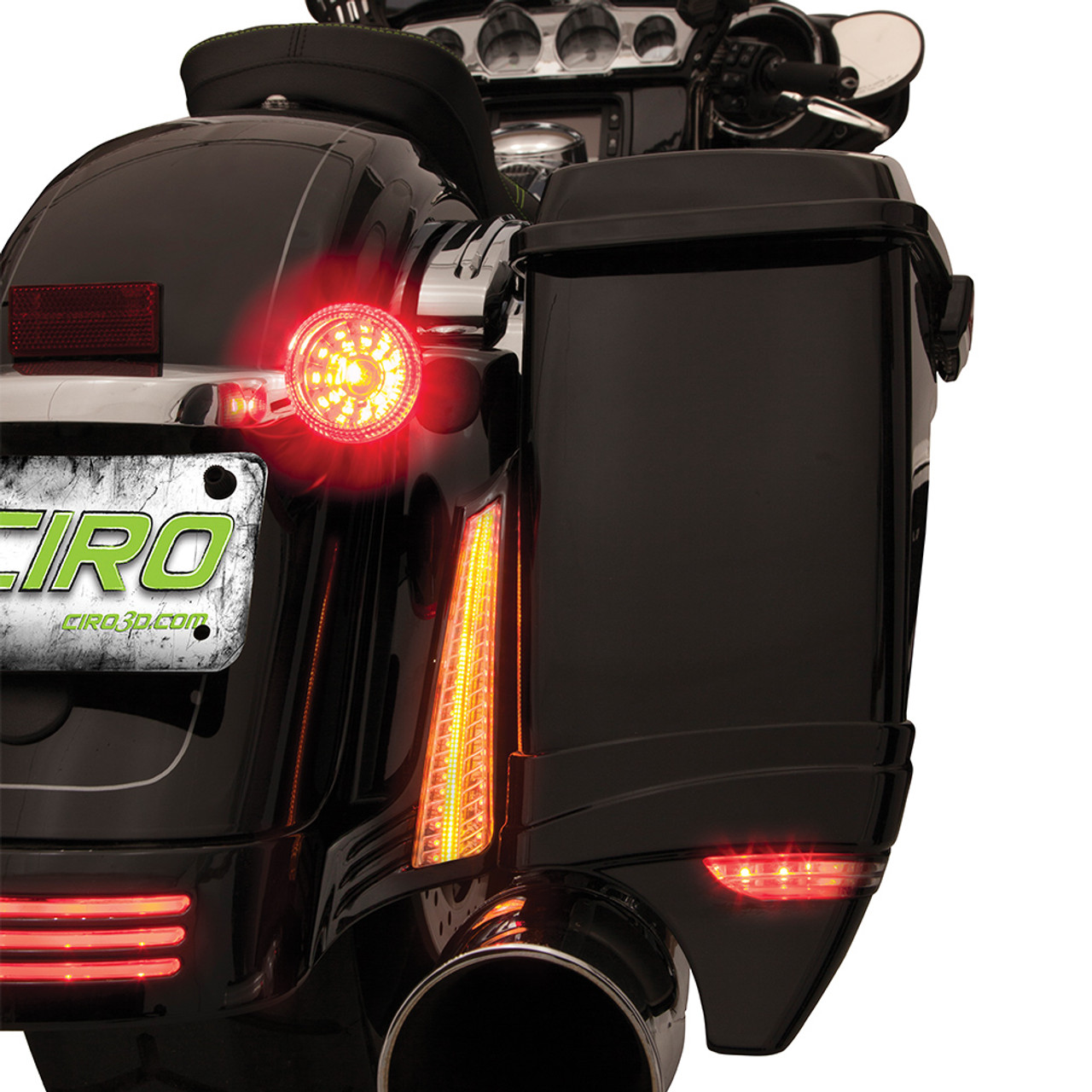 Ciro Filler Panel Accent Lights for 2014 2019 Harley Touring