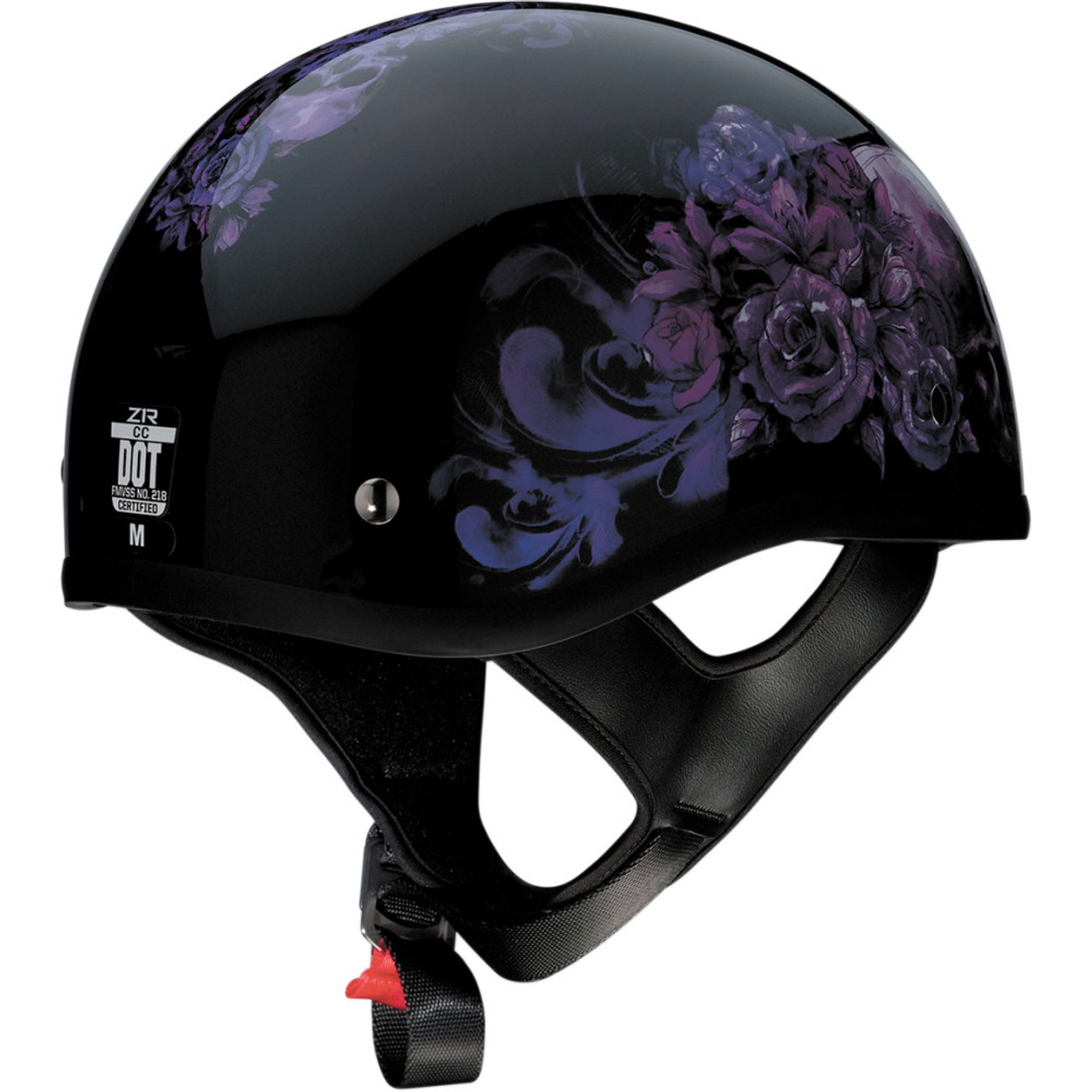 purple street bike helmets