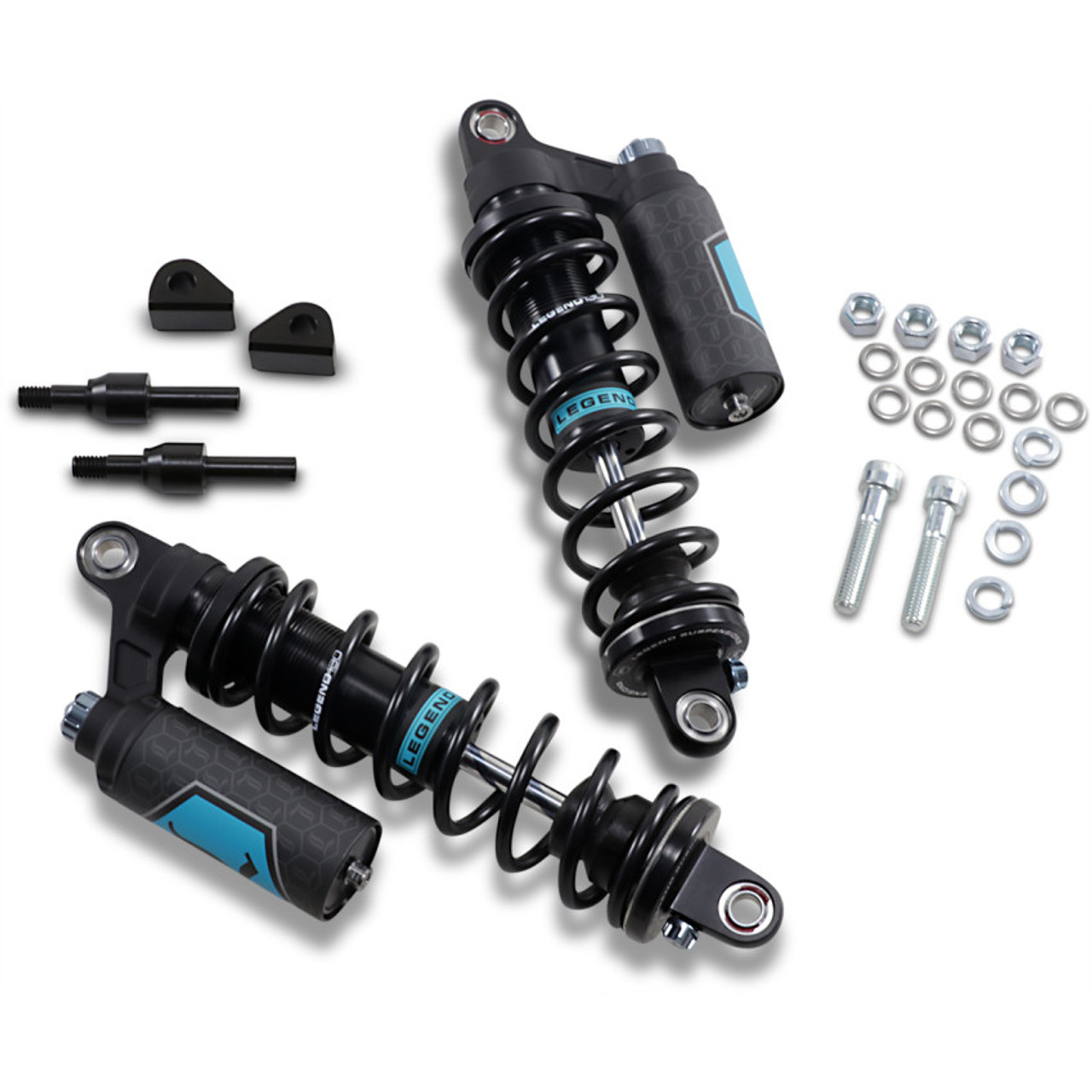 Legend Revo-Arc Piggyback Coil Shocks for Harley FXR