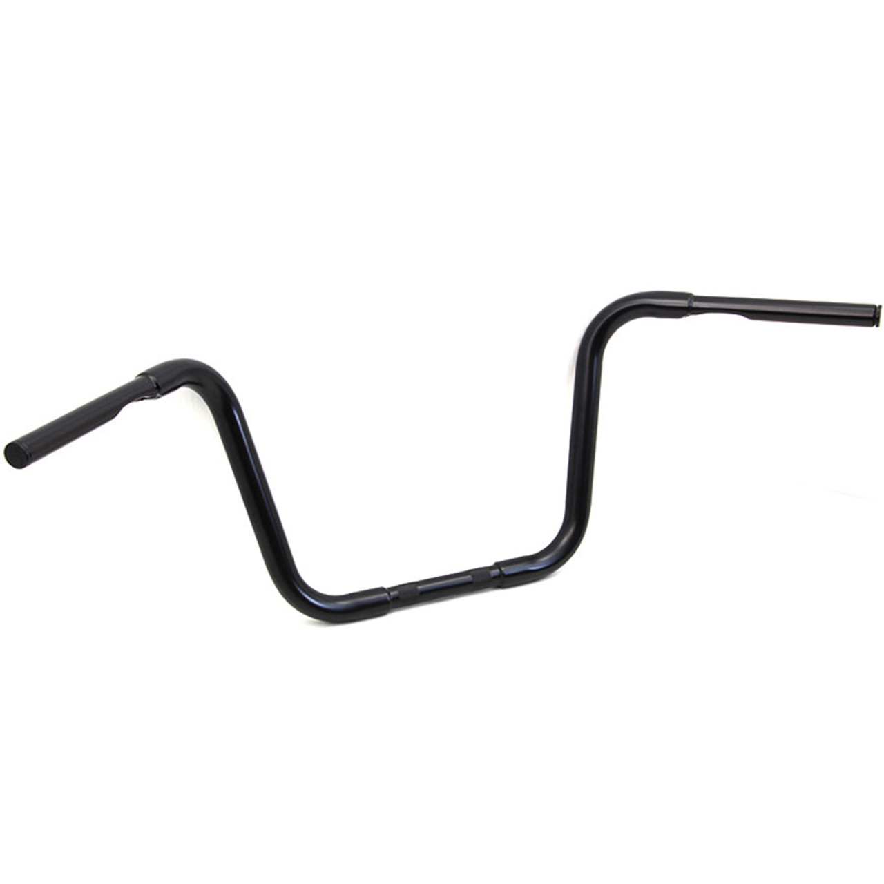 black ape hanger bicycle handlebars