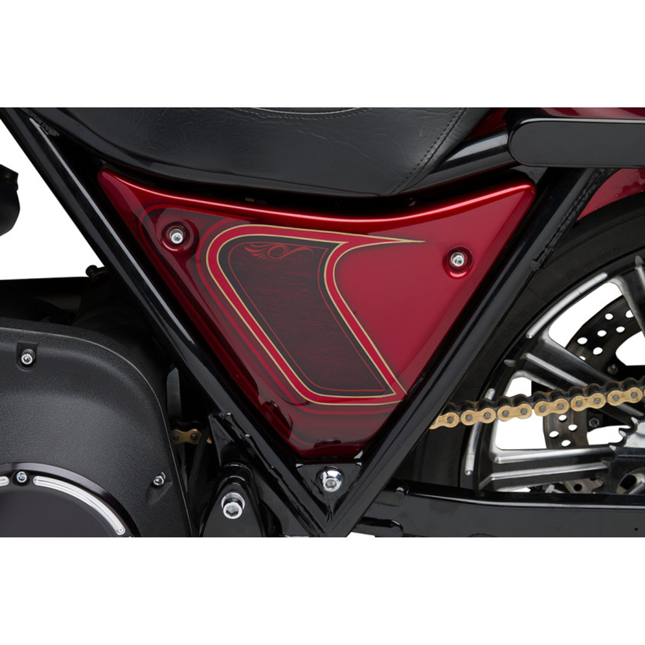 Arlen Ness Custom Side Cover Set for Harley FXR