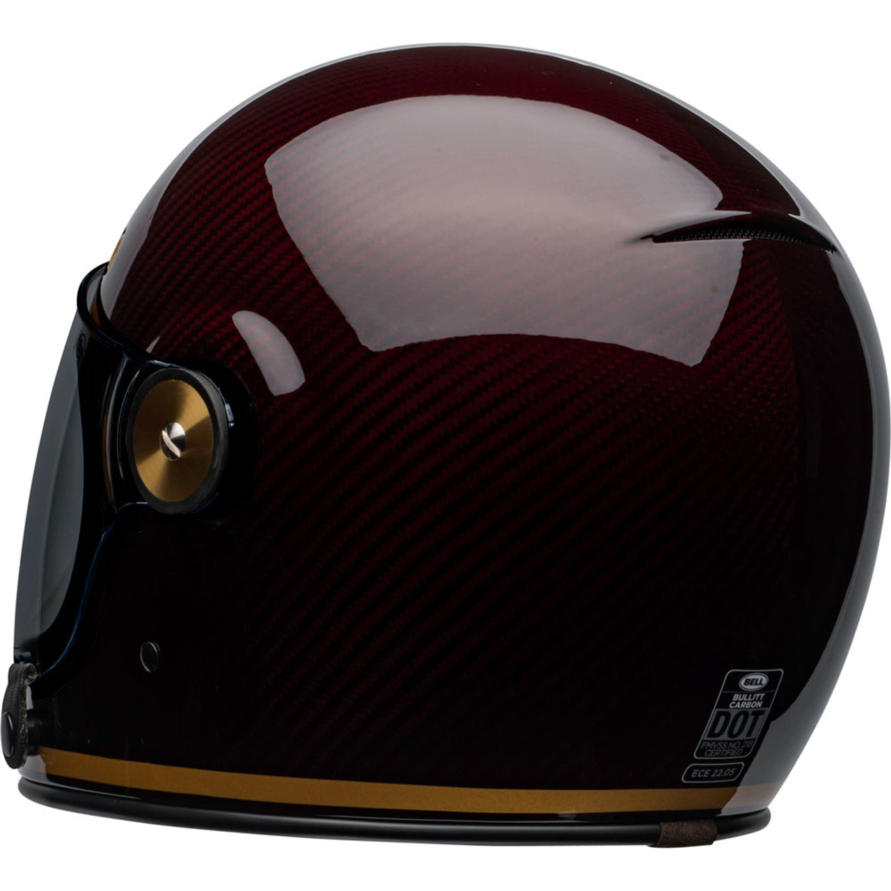 Bell Bullitt Transcend Gloss Candy Red Gold Helmet Get Lowered Cycles