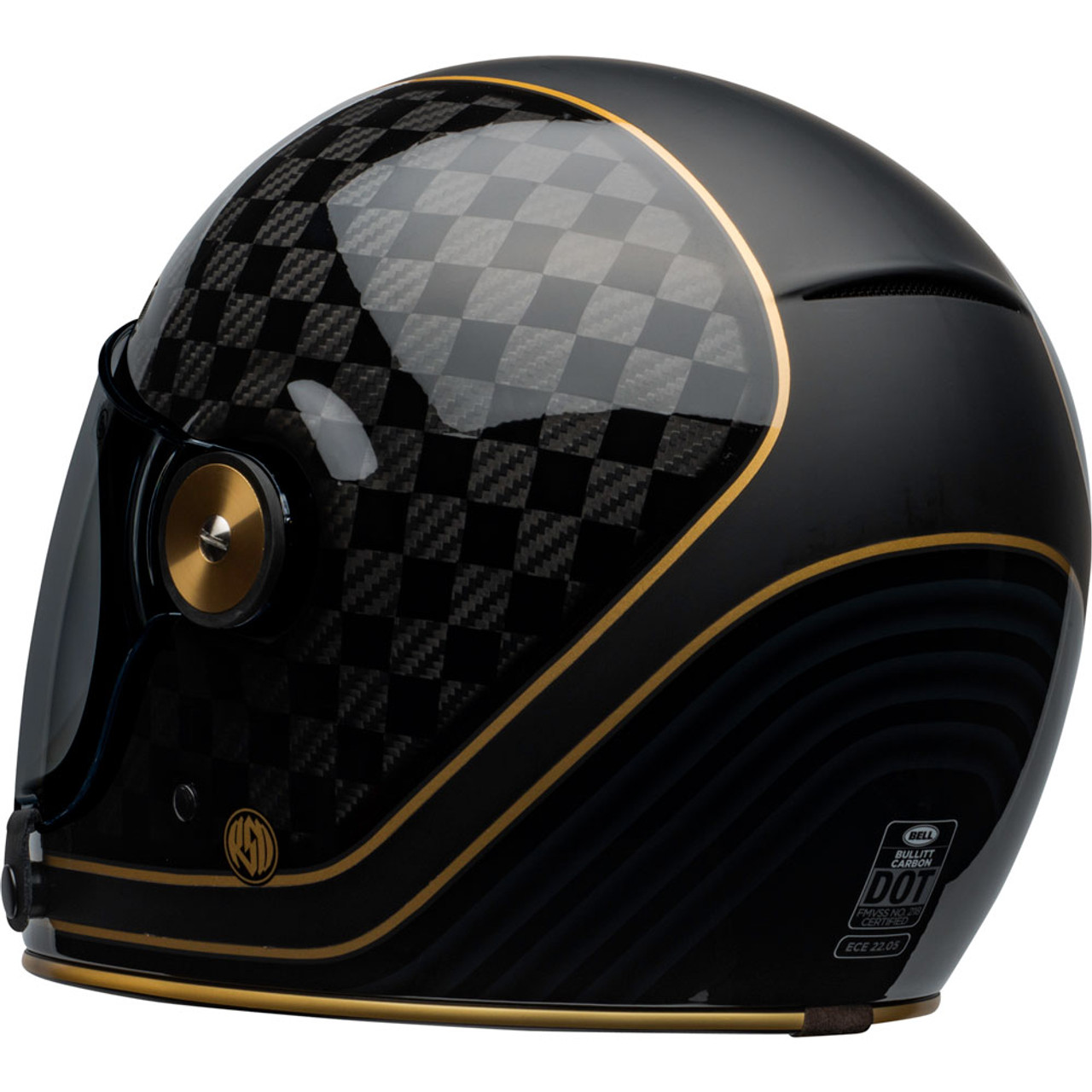 Bell Bullitt RSD Check It Matte/Gloss Black Helmet - Get Lowered