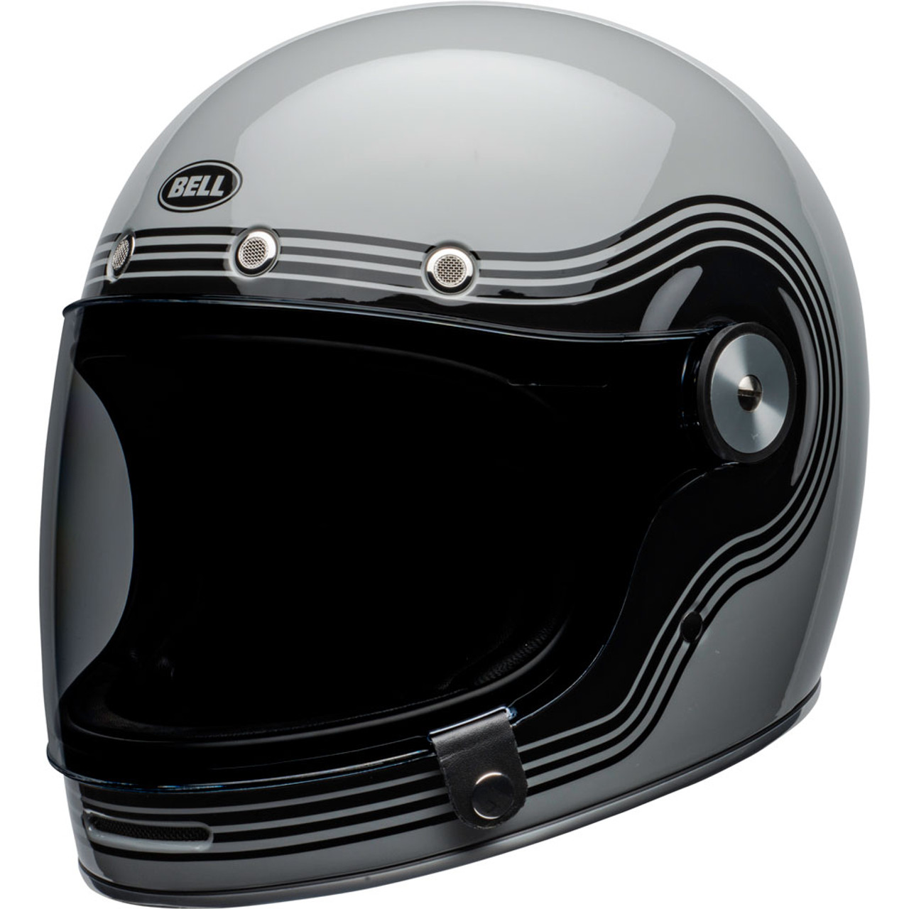 Bell Bullitt Flow Gloss Gray/Black Helmet - Get Lowered Cycles
