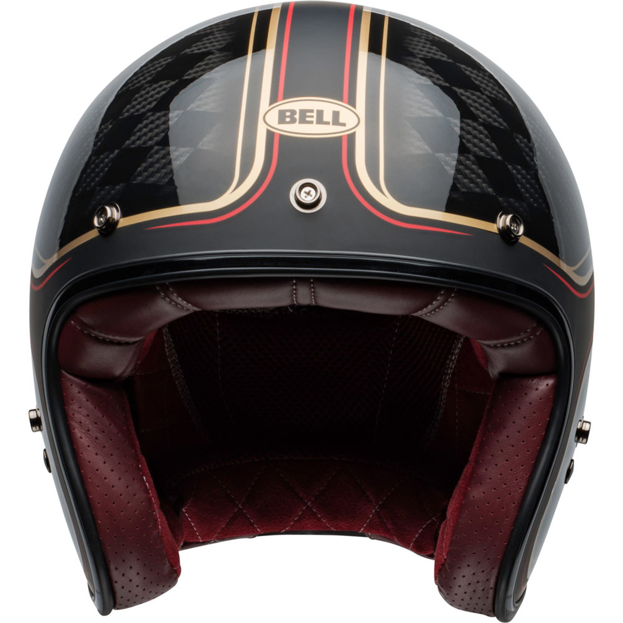 Bell Custom 500 Carbon RSD Checkmate Matte/Gloss Black/Gold Helmet