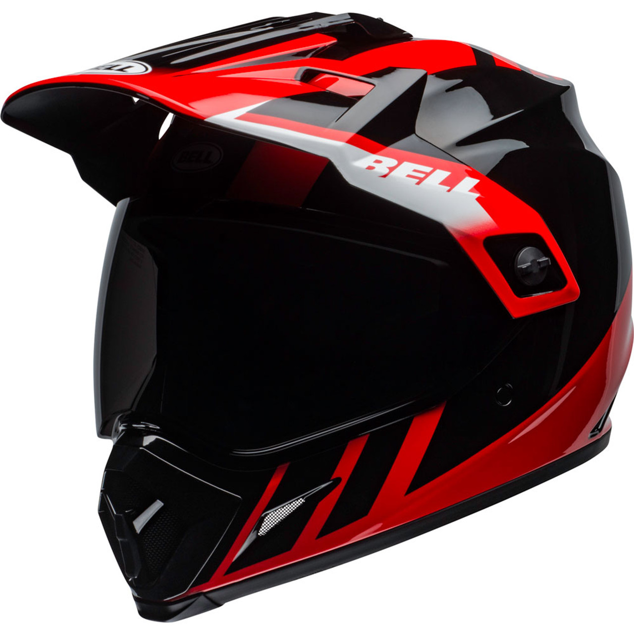 Dash Gloss Black//Red - Small Bell MX-9 Adventure MIPS Dirt Helmet