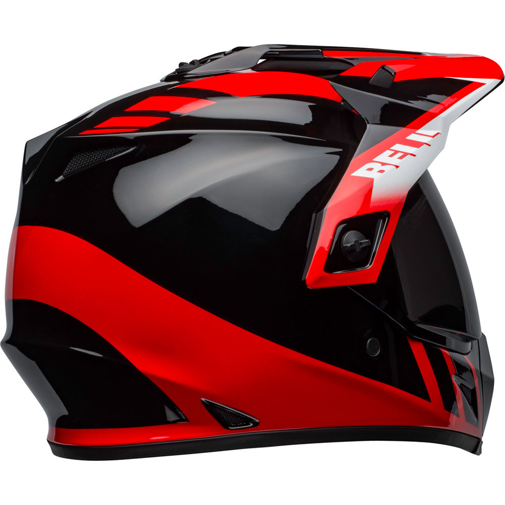 Bell MX-9 Adventure MIPS Helmet - Dash Gloss Black/Red/White - Get