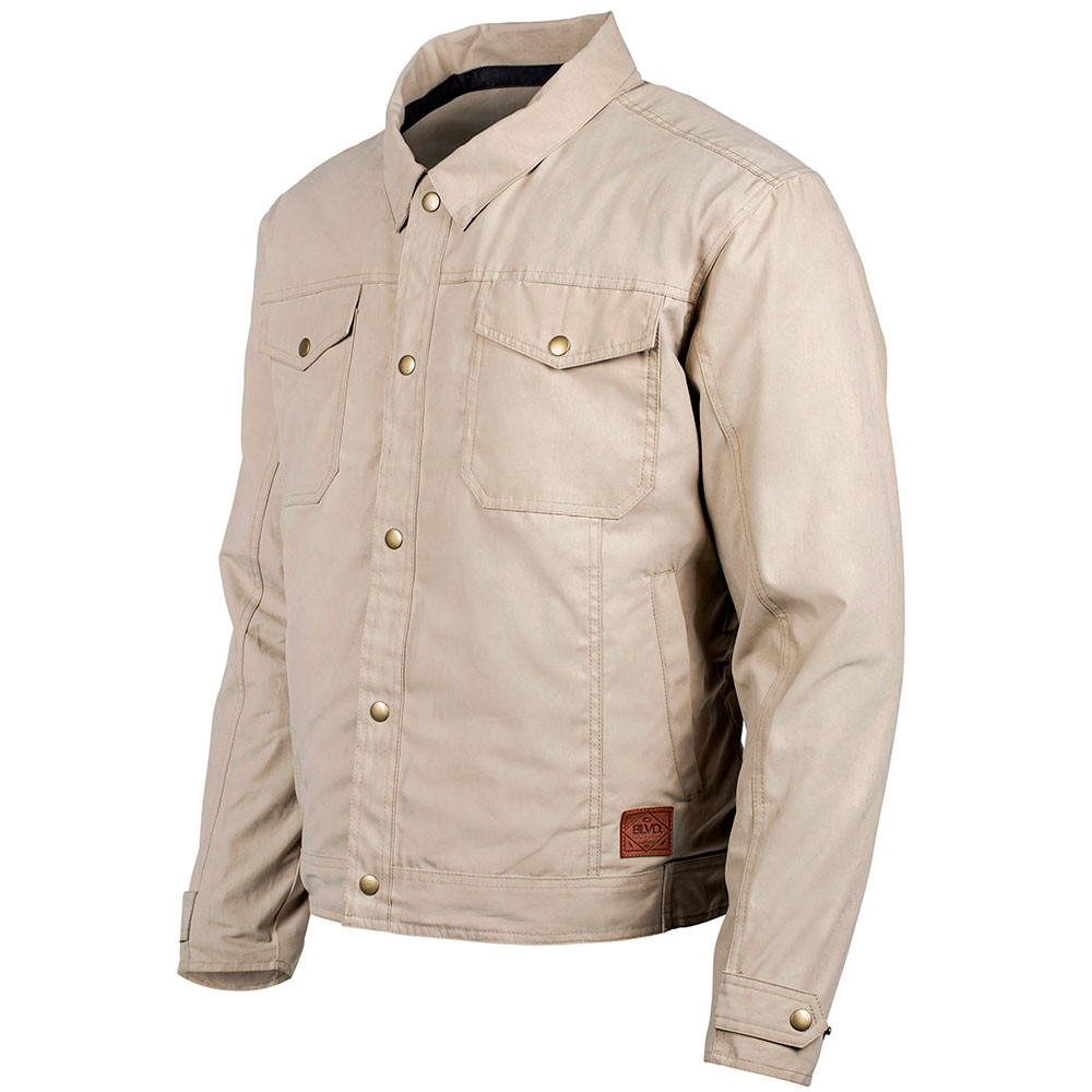 tan canvas jacket