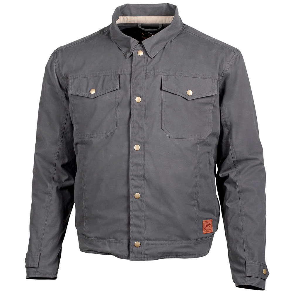 Cortech Denny Traditional Charcoal Canvas Jacket - Get Lowered Cycles