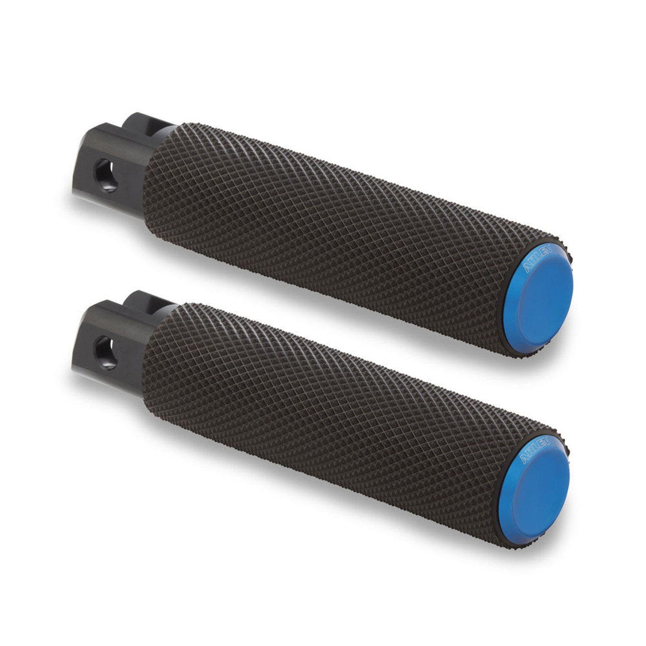 Arlen Ness Knurled Fusion Foot Pegs for Harley - Blue