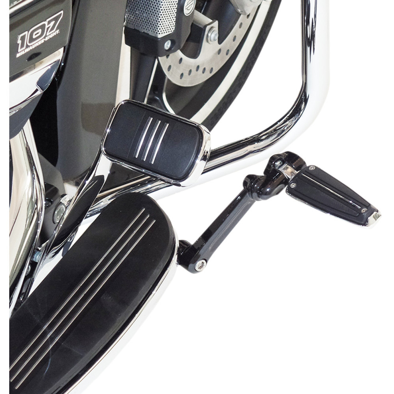 Ciro Frame Mounted Adjustable Highway Peg Mounts for Harley Touring